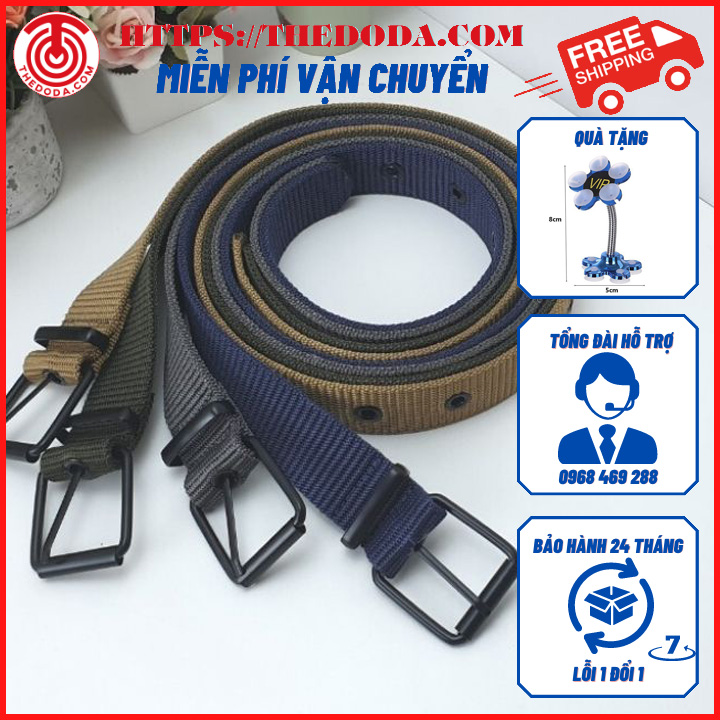 Thắt Lưng Vải Dù Quân Đội - Bản Mặt Nhựa Dây 3.8 x 120 Cm KP02, Dây Nịt Vải Dù - Dây Lưng Vải Nam, Dây Nịt Chắc Chắn, Bền Đẹp Phù Hợp Đi Phượt, Thắt Lưng Chạy Bộ, Thắt Lưng Thể Thao, Dây Nịt Thể Thao