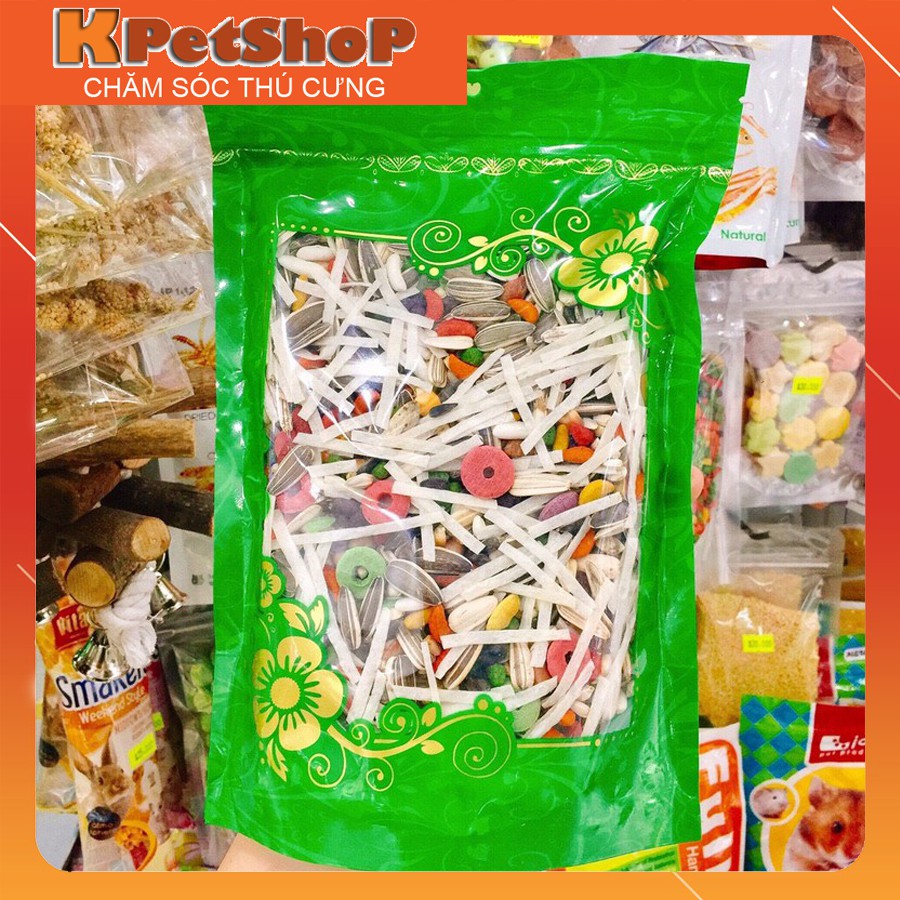 Thức ăn hỗn hợp loại ngon 500gr cho Hamster, Sóc...