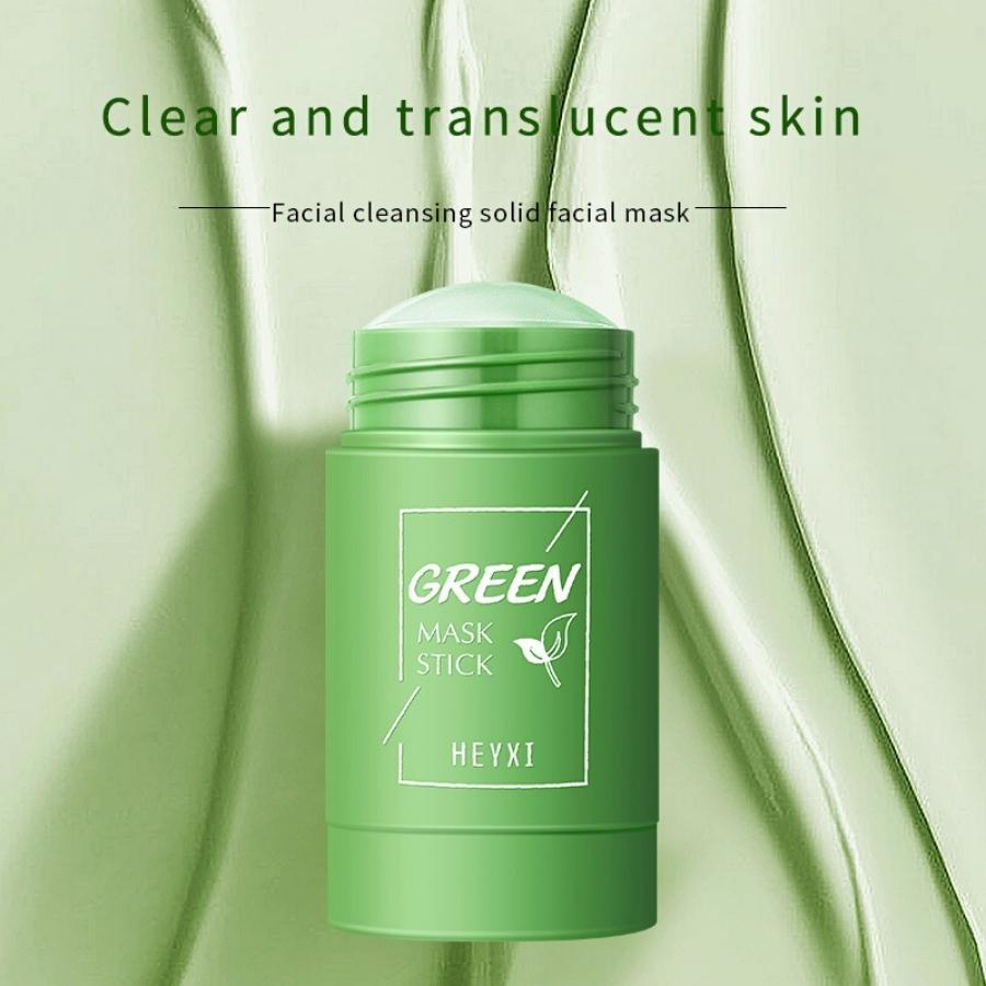 Mặt Nạ Đất Sét Trắng Da Green Tea Mask Stick Mặt Nạ Trà Xanh Giảm Mụn Đầu Đen Hiệu Quả Rửa Sạch Sâu Lỗ Chân Lông 2 Loại