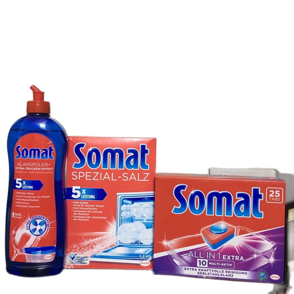 Combo viên + Muối + Nước Somat - Đức chuyên dùng cho máy