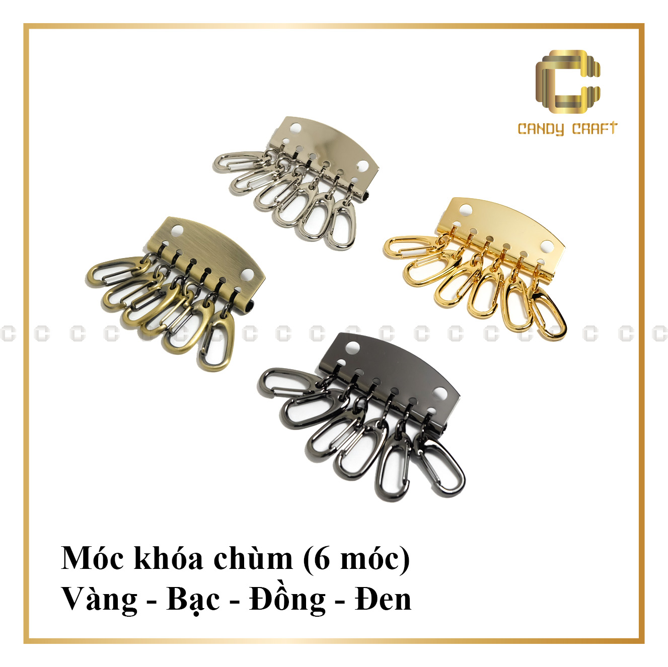 [HCM]Móc khóa chùm - phụ kiện làm túi xách