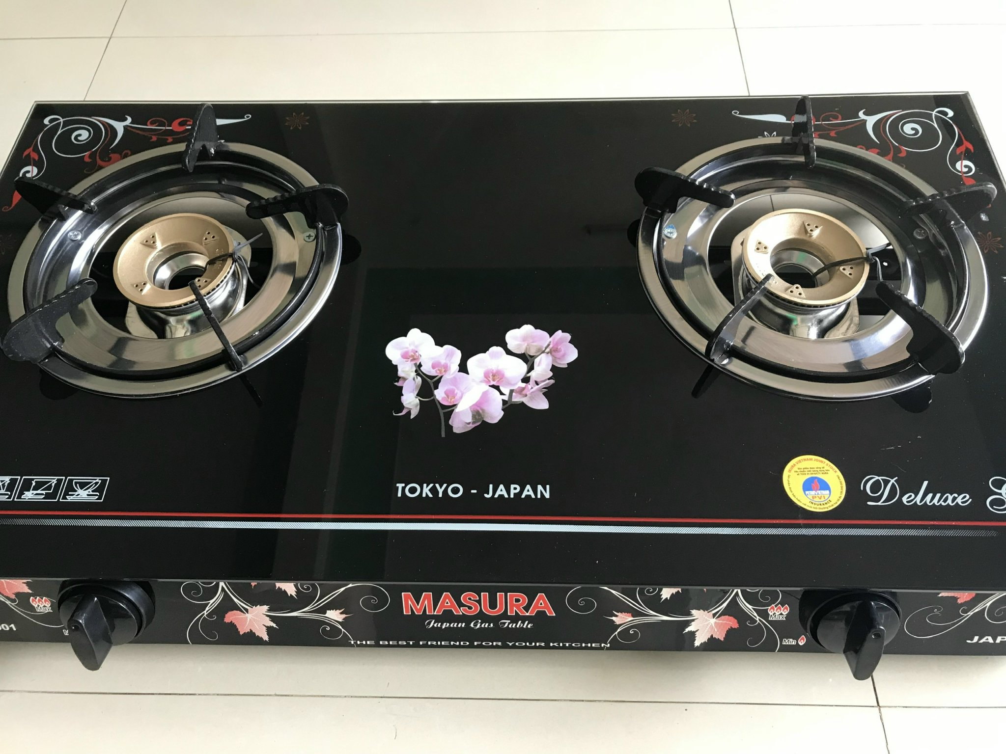 Bếp gas đôi masura tiết kiệm gas