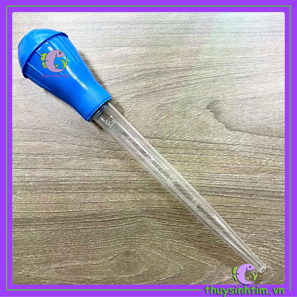 Bơm tay hút đáy nhựa - phụ kiện bể cá