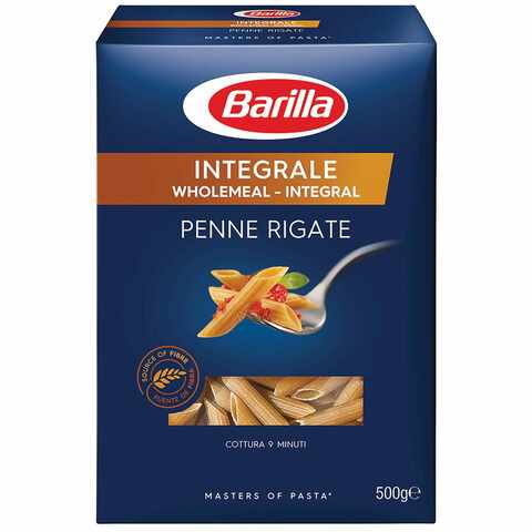 Nui ý nguyên cám dạng ống tre - penne integrale 500g