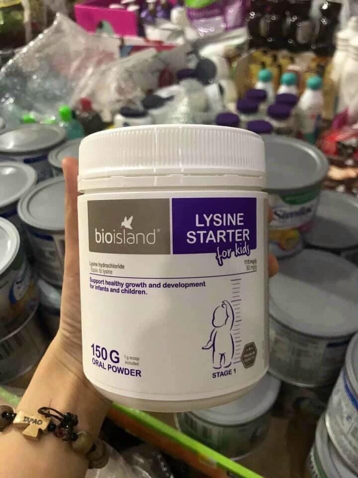 Bột lysine bio island tăng chiều cao