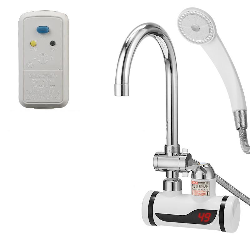 Máy làm nóng nước trực tiếp kèm vòi sen QWater RX-04 loại gắn tường trực tiếp dễ lắp đặt sử dụng