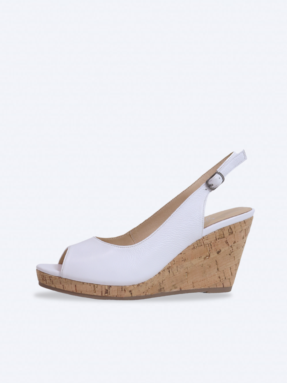 Giày xuồng 8cm da thật slingback m12 - salsa