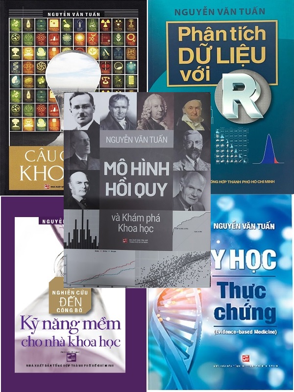 Bộ sách khoa học của giáo sư - tiến sỹ nguyễn văn tuấn - bộ 5 cuốn
