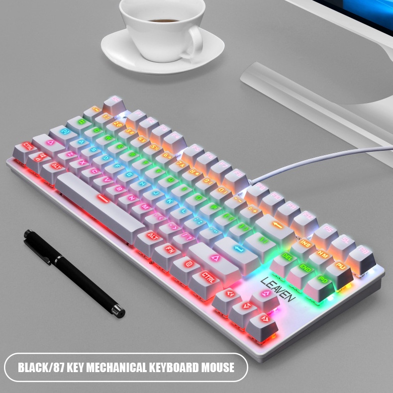 Bàn Phím Cơ Crack K550 PRO Led RGB 10 Chế Độ, Chơi Game, Văn Phòng Cực Đã