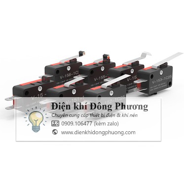 Công tắc hành trình V15-1C25, Công tắc nồi cơm điện chất lượng cao tay ngắn, dài, có bánh.