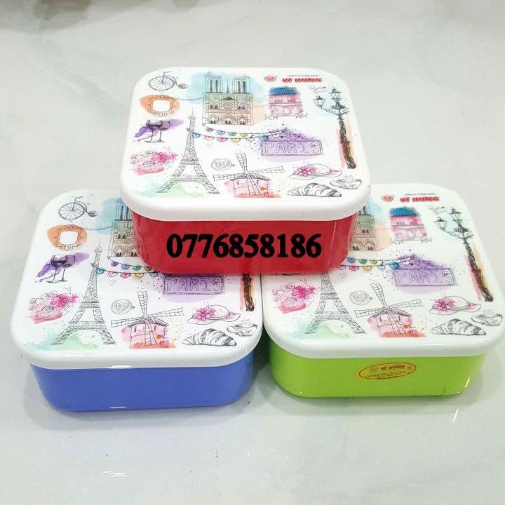 Bộ 3 hộp nhựa đa năng 115 x 115 x 55 cm
