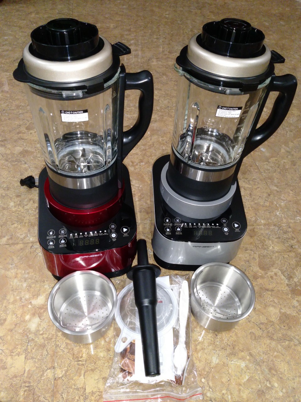 Máy xay sữa hạt Ranbem 735h phiên bản tiếng Việt