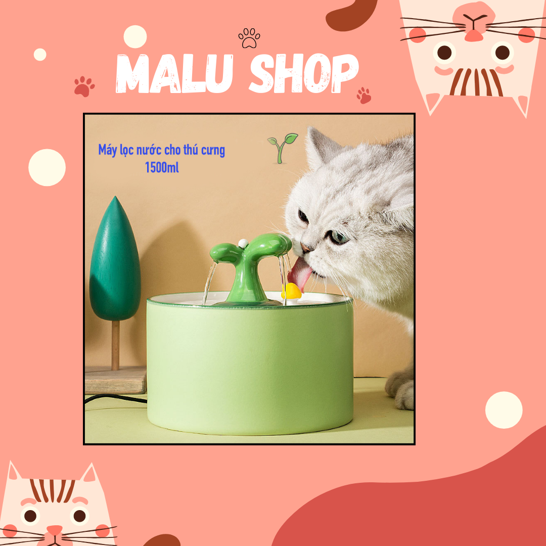 Máy lọc nước cho chó mèo