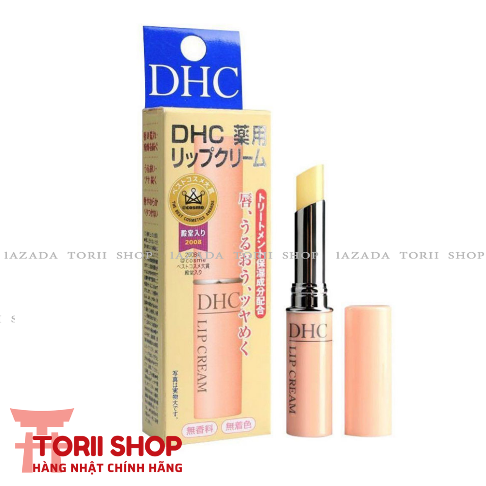 [Chính hãng] Son dưỡng môi DHC Lip Cream 1,5g hàng Nhật dưỡng môi không màu chống nẻ, hết thâm môi | Son dưỡng không màu DHC Lip Cream màu hồng dưỡng ẩm, làm hồng môi