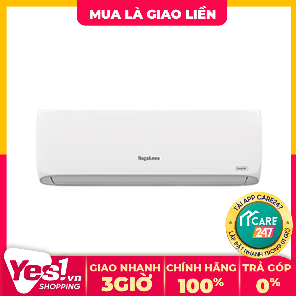 Điều hòa nagakawa 18000 btu 1 chiều ns-c18r2t30 - bảo hành chính hãng - voucher 10% lên đến 800k
