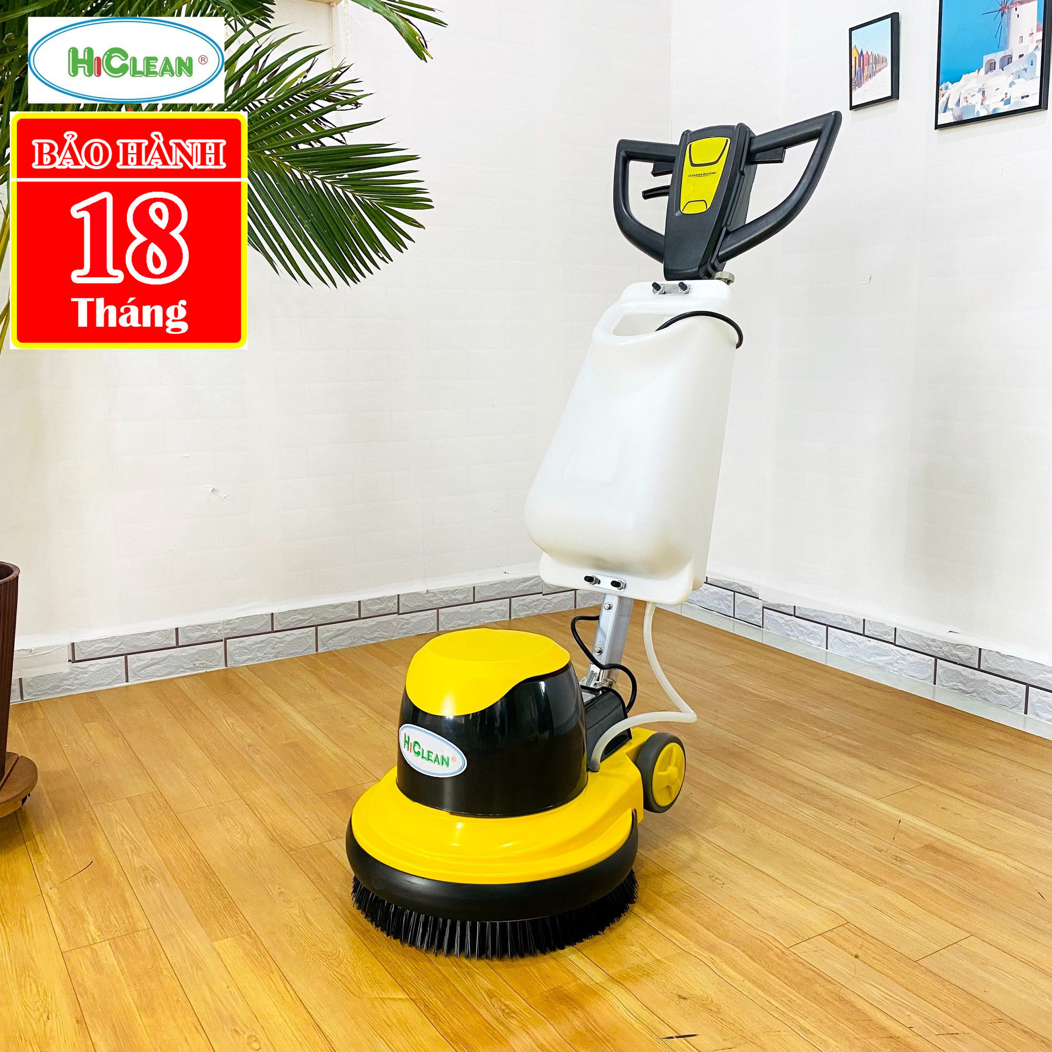 Máy chà sàn đơn công nghiệp hiclean hc 154a - bảo hành 18 tháng