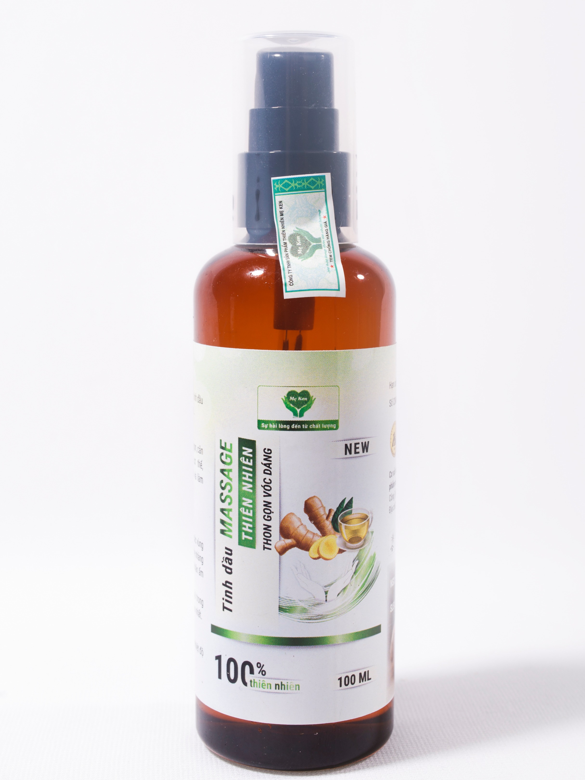 Tinh dầu massge thon gọn vóc dáng mẹ ken-chai 100ml giảm mỡ tại eo bụng bắp tay bắp đùi