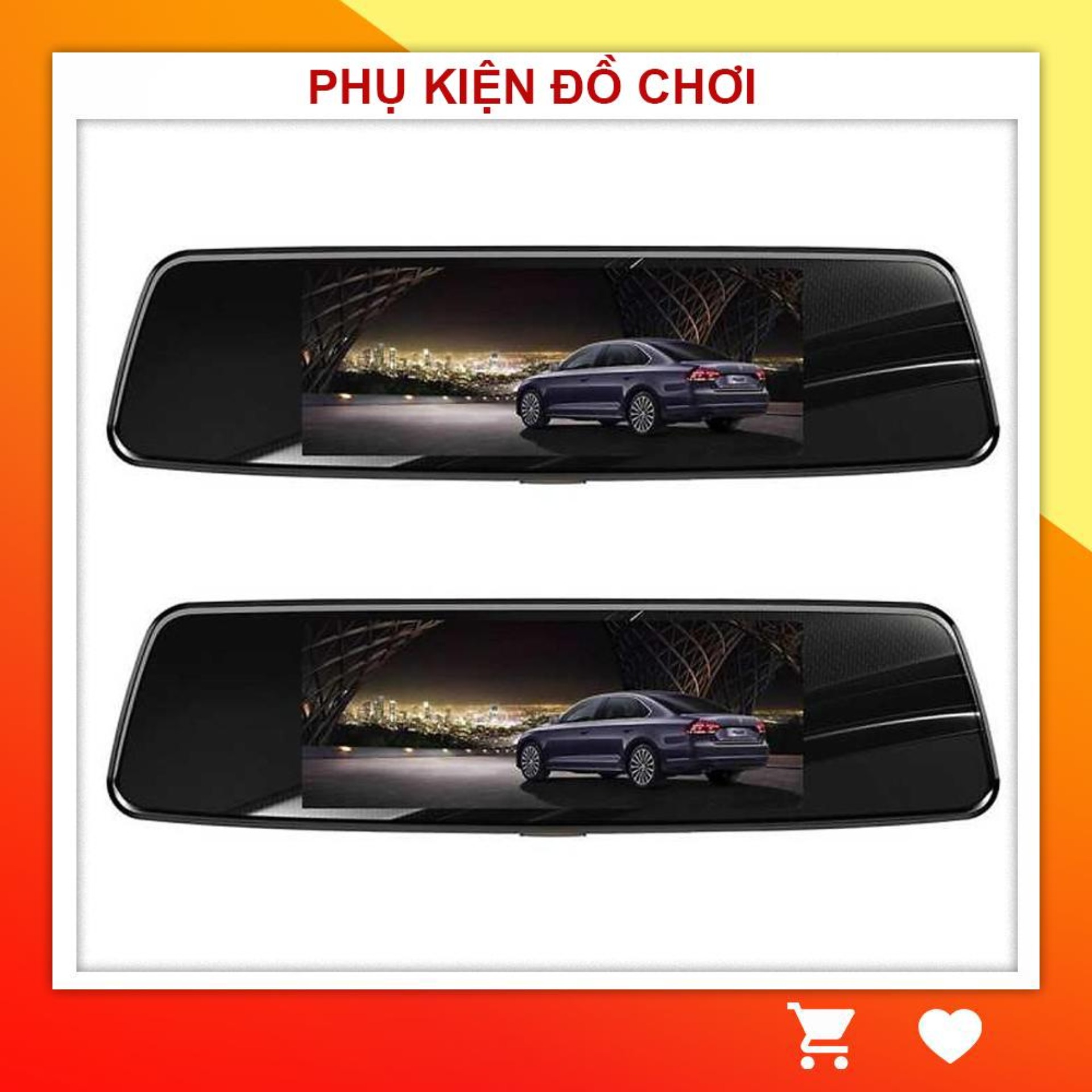 Anytek camera hành trinh t77 7 inch 12v-24v tặng thẻ nhớ 32g