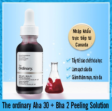 [HCM]Serum Tẩy Da Chết The Oridnary AHA 30% + BHA 2% Peeling Solution Tinh Chất Tẩy Tế Bào Chết Peeling Da