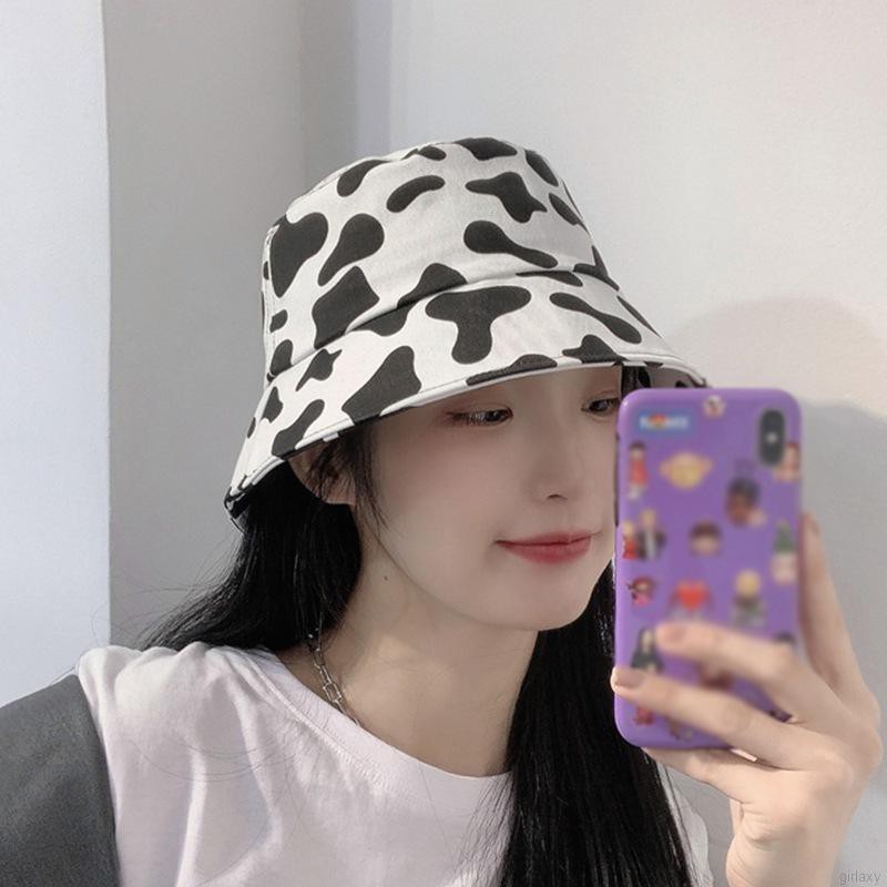 Mũ bò sữa vành tròn siêu xinh