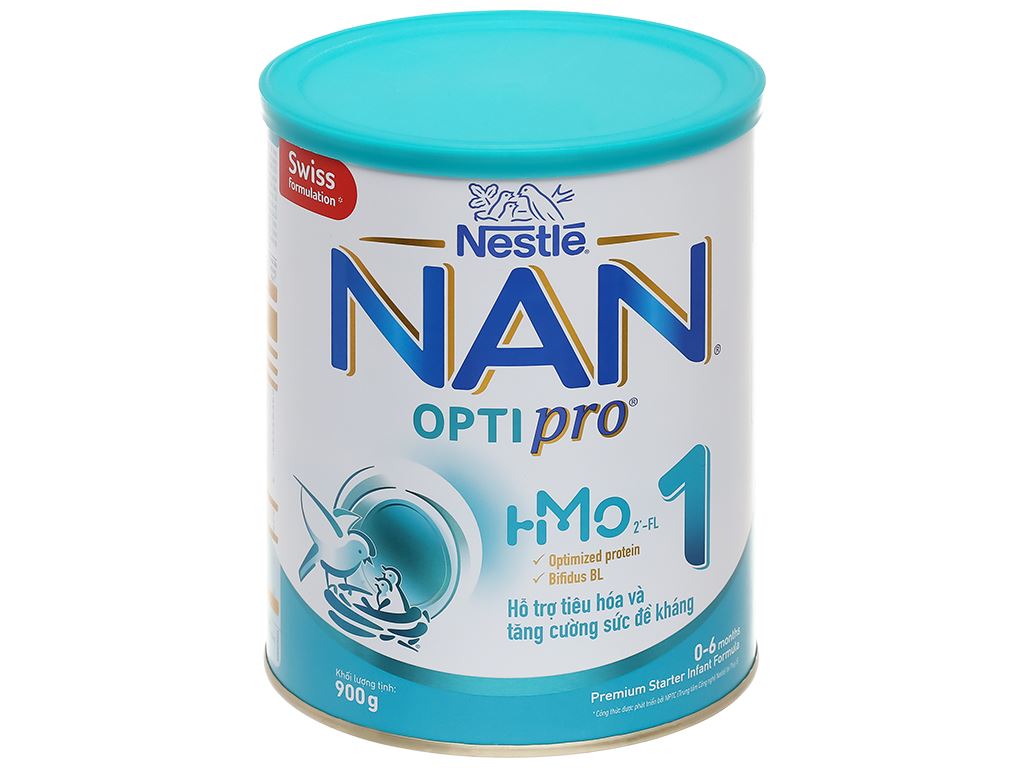Sữa nan optipro 1 900g, hmo hộp móp do vận chuyển