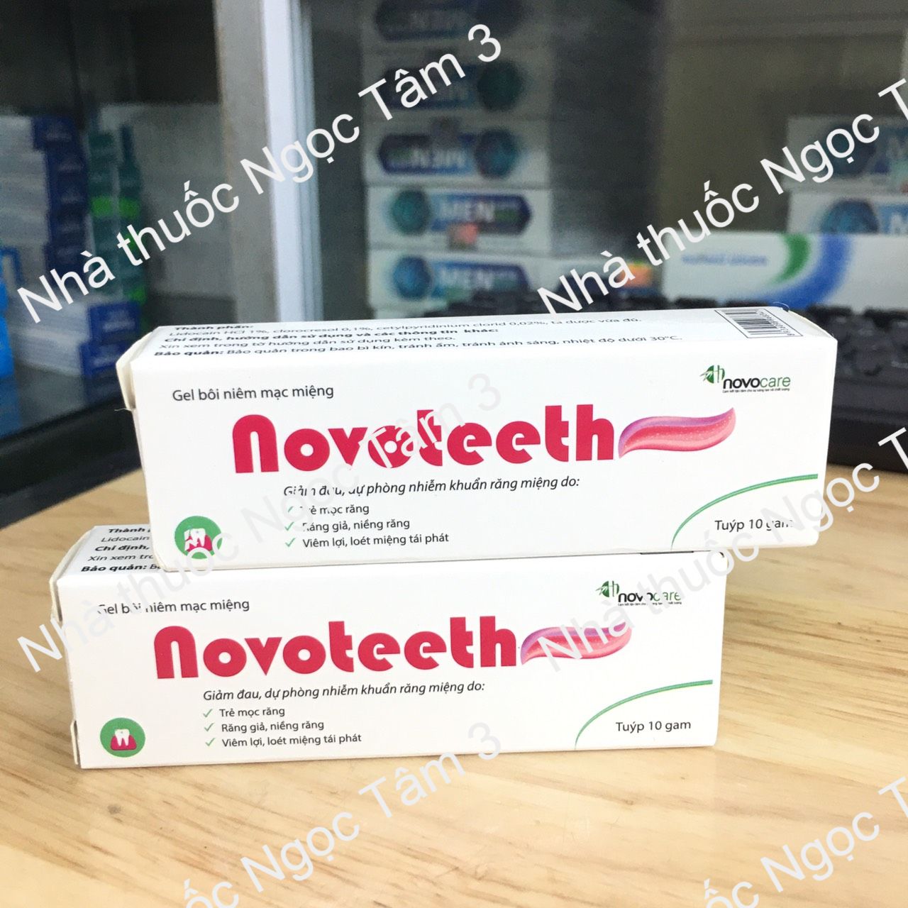 NOVOTEETH gel bôi giúp giảm đau, dự phòng nhiễm khuẩn răng miệng an toàn cho trẻ từ 5 tháng tuổi