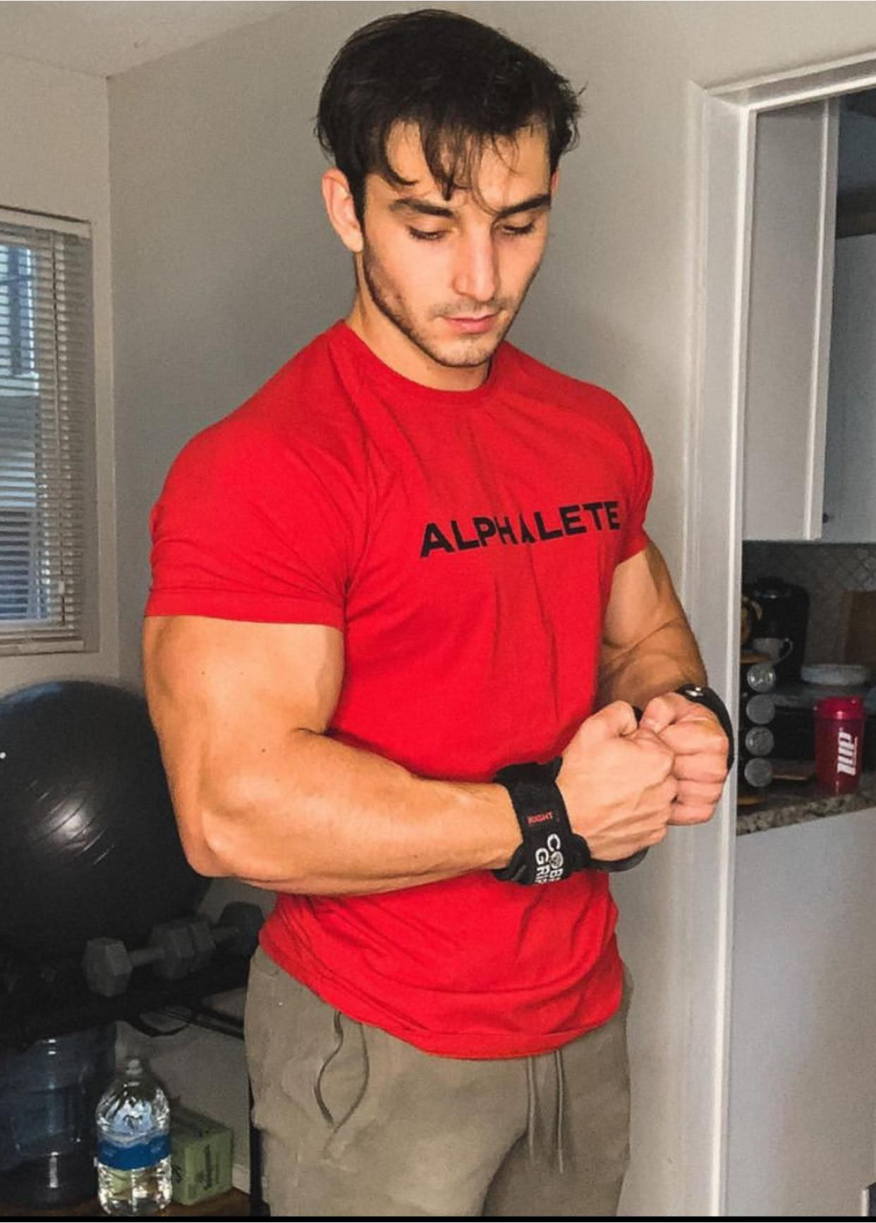 [HCM]Áo gym nam tay ngắn alphalete menly xuongmaydogym
