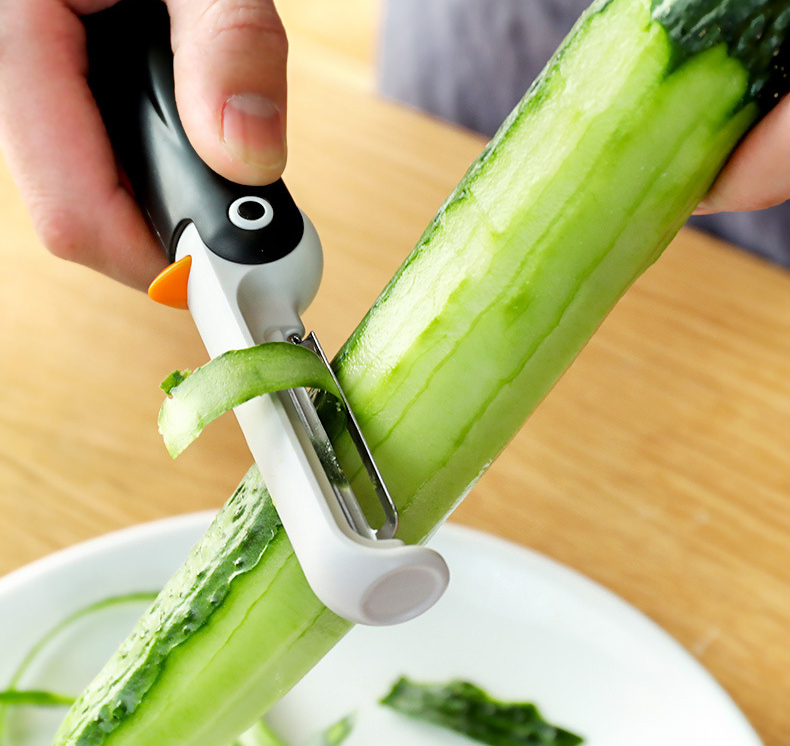 [HCM]Dao bào hình cánh cụt xếp gọn - Dao bào củ quả - Dụng cụ nhà bếp - Dụng cụ nạo rau củ quả dao nạo nhà bếp - Dao gọt hoa quả củ