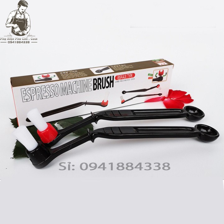 Chổi vệ sinh máy pha cà phê, cọ máy pha cà phê