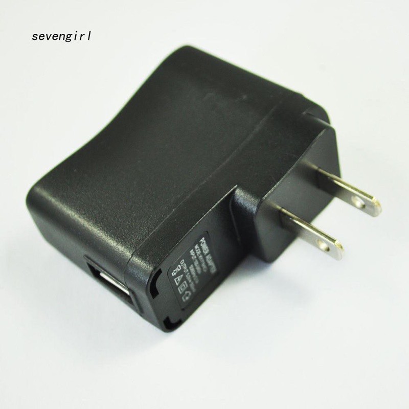 Củ sạc đen USB 5V 1A cho các dòng thiết bị điện tử