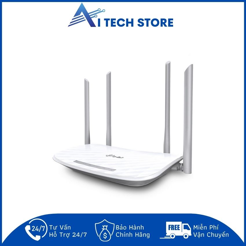 [Freeship] Bộ Phát Wifi TP-Link Archer C50 AC1200Mbps -AI Tech Store- AI174 Thiết Kế Nhỏ Gọn, Chắc C