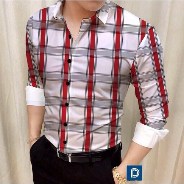 ÁO SƠ MI NAM SỌC CARO PHỐI 6+1, VẢI MỀM MỊN, SIZE M-5XL TỪ 40-90KG