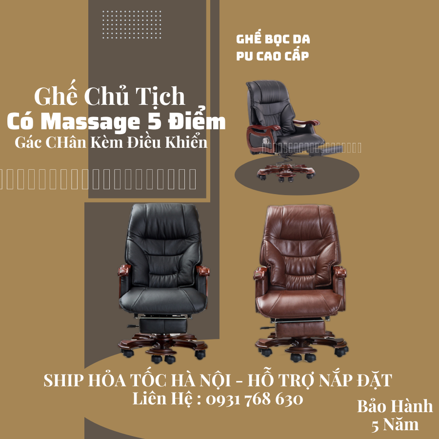 Ghế văn phòng cao cấp , ghế chủ tịch , ghế văn phòng có massage cao cấp , ghế văn phòng có massage bằng điều khiển , ghế massage
