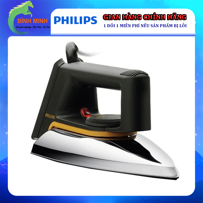 Bàn Ủi Khô Philips HD1172 - Hàng Chính Hãng (Bảo Hành Toàn Quốc 24 Tháng)
