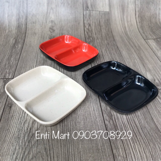 Set 5 Chén chấm 2 ngăn melamin chất lượng cao, chất lượng đảm bảo an toàn đến sức khỏe người sử dụng, cam kết hàng đúng mô tả