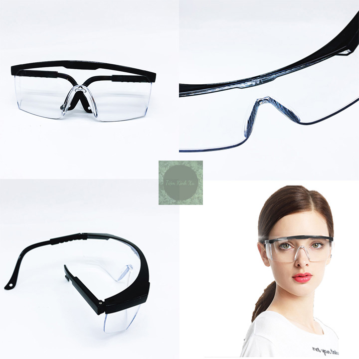 Kính Nhựa Bảo Hộ Bảo Vệ Mắt Cube Trong Suốt An Toàn