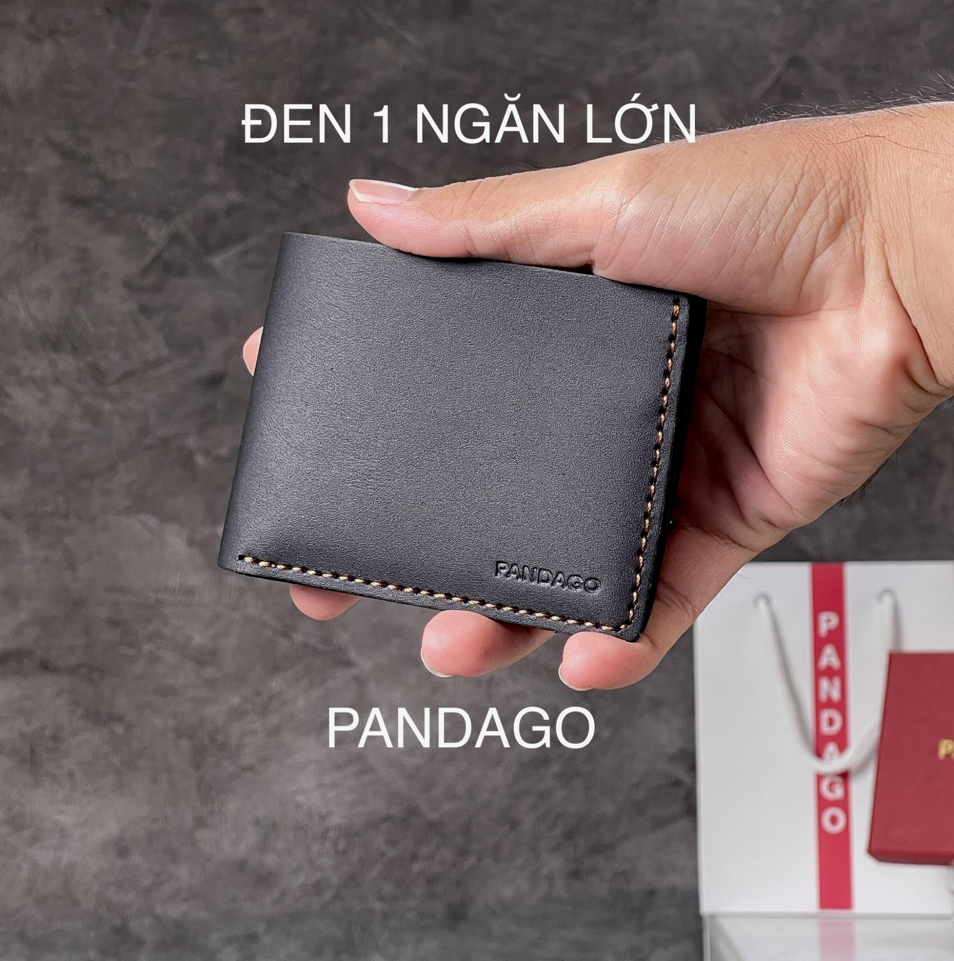 Ví Da Nam Siêu Nhỏ PANDAGO Abigail 01 Nhỏ Gọn Da Thật Làm Thủ Công
