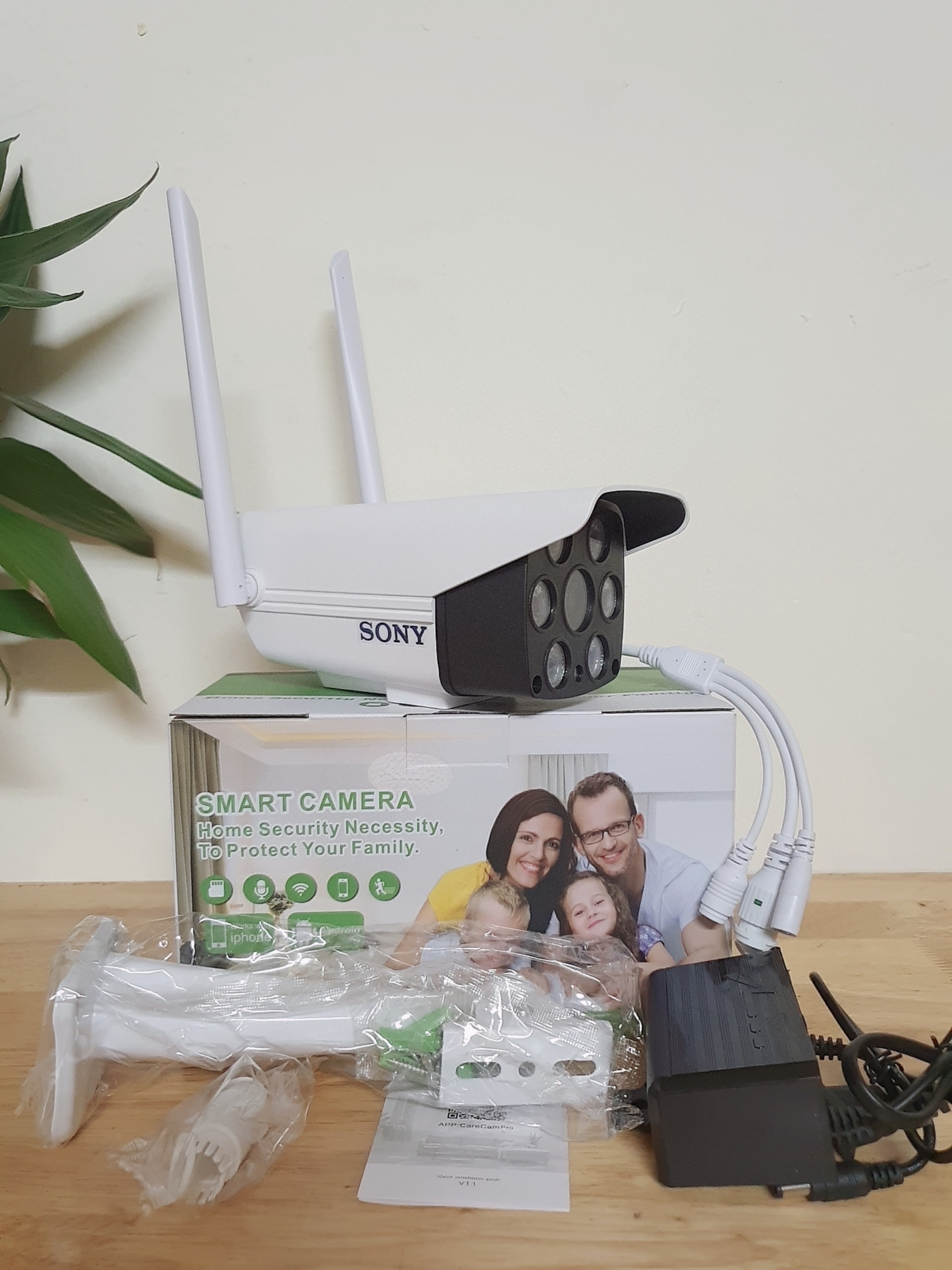 Camera sony wifi ngoài trời 6 led super hd 3.0mpx - siêu nét