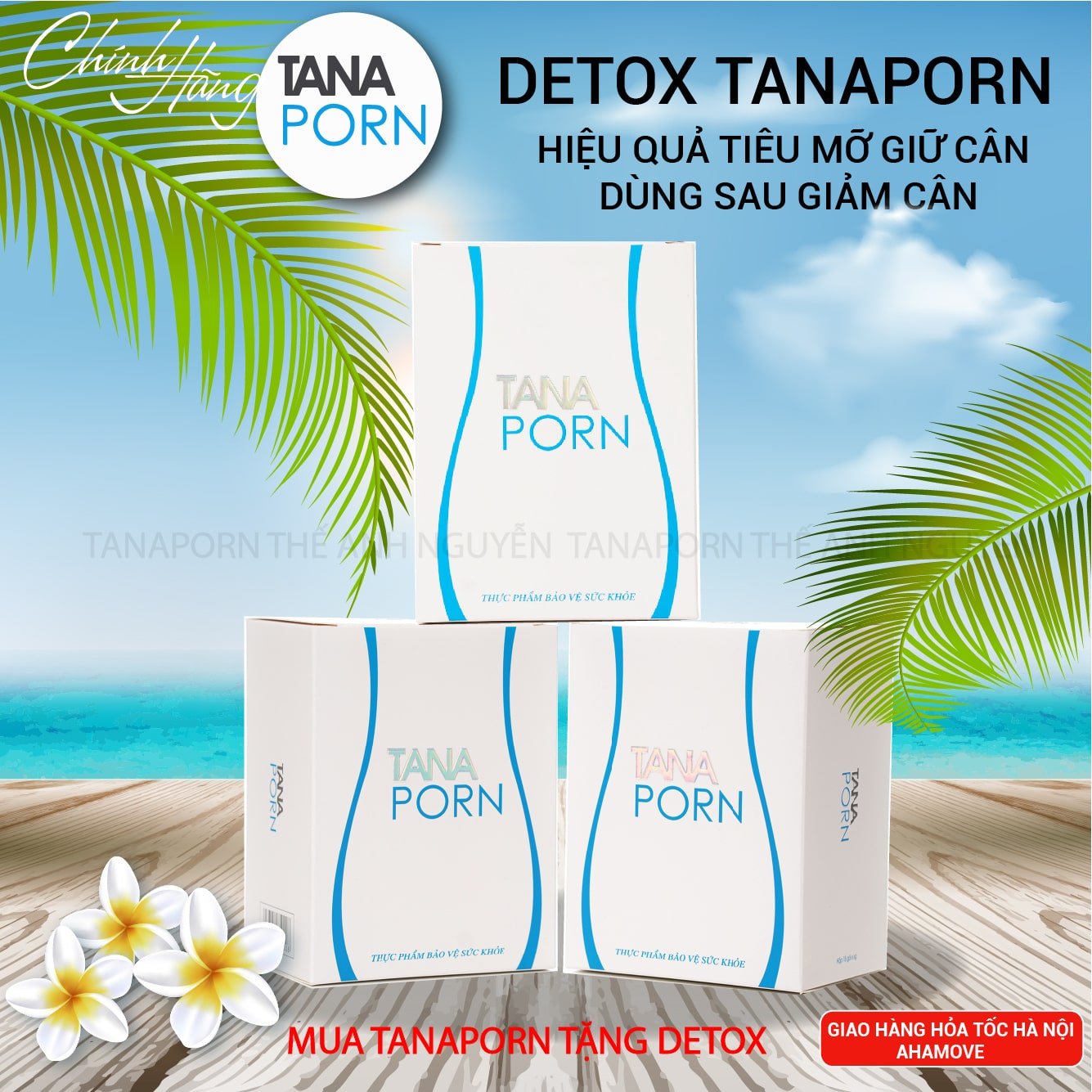 Viên detox Tanaporn giảm mỡ giữ cân hiệu quả 7 ngày