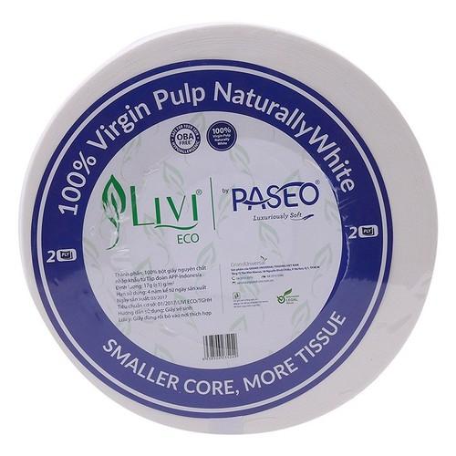 Giấy vệ sinh cuộn lớn Livi Eco Paseo 700g - 2 lớp - 1 cuộn