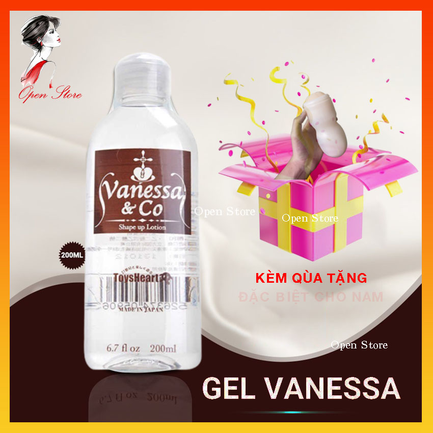 Che tên Gel Bôi Trơn Vaneesa &Co 200ml Quà Tặng - Open Store