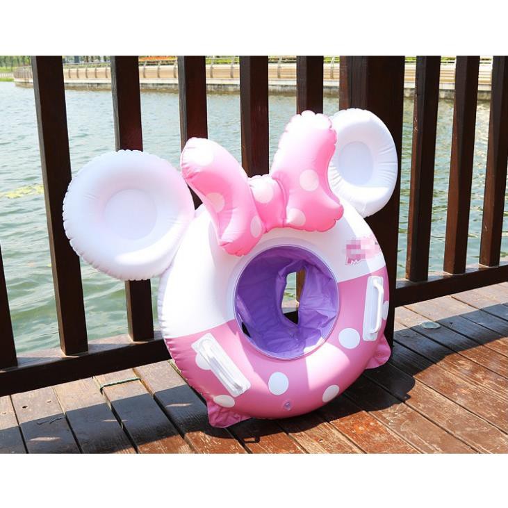 Phao bơi cho bé milaso phao bơi trẻ em xỏ chân chống lật an toàn bơi lội họa tiết mickey ss-001188