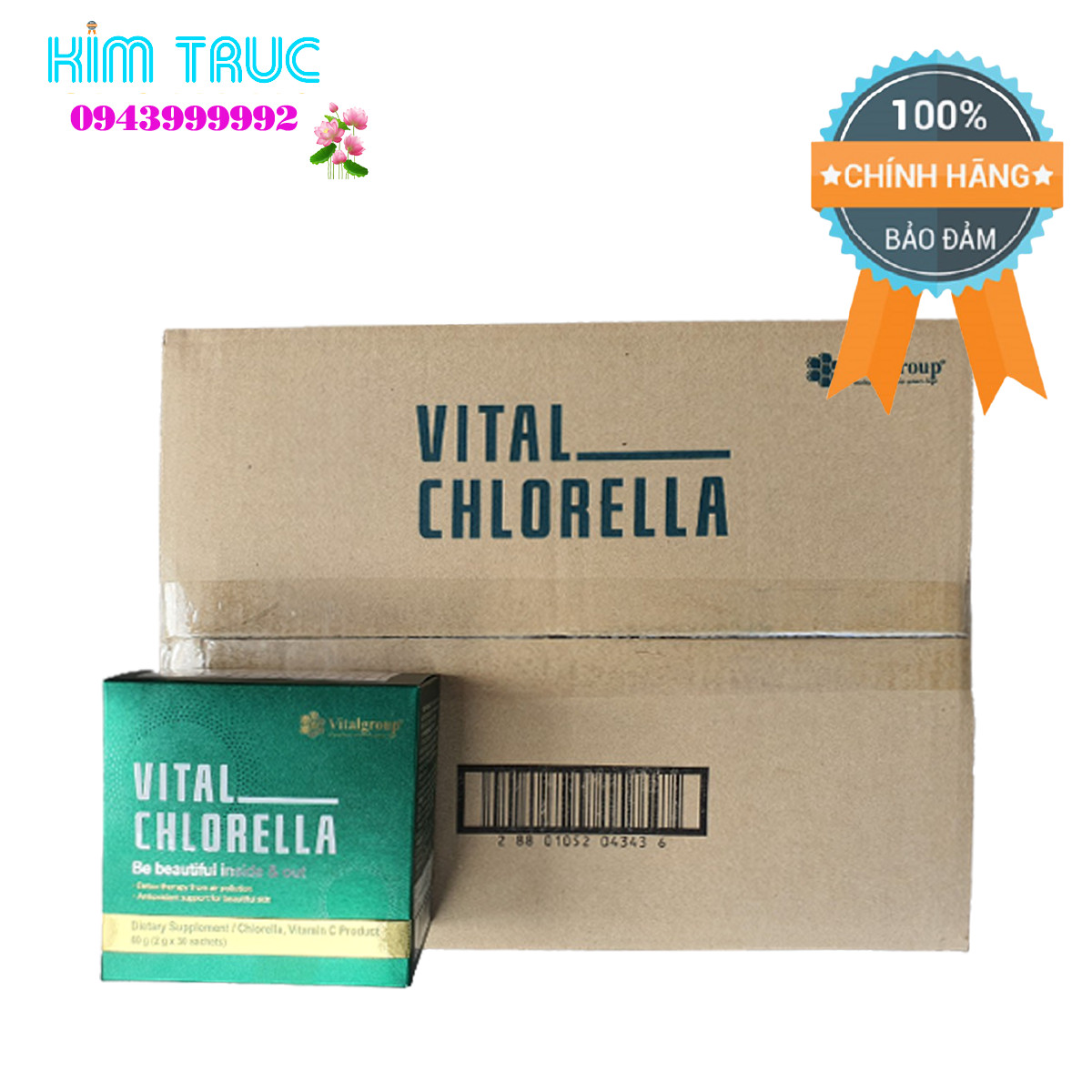 [BÁN SỈ] [Combo 12 Hộp] Sản Phẩm Vital Chlorella Mới Cập Nhật