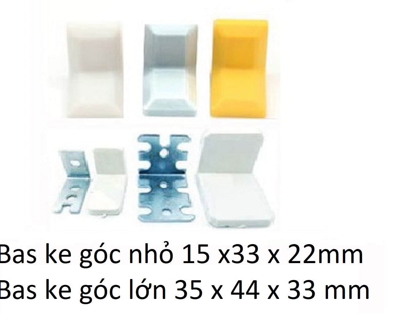 Combo 10 cái bass Ke góc có nắp đậy có nắp đậy