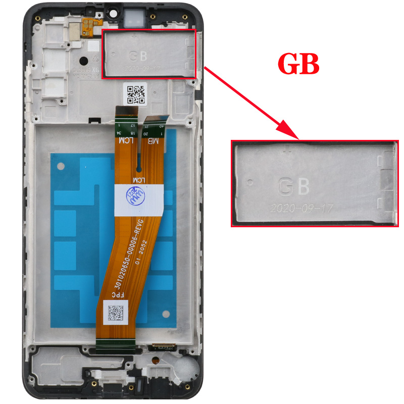 Ban đầu 6.5 "A025 LCD đối với Samsung Galaxy a02s a025m a025fDS a025gDS LCD hiển thị màn hình cảm ứng Digitizer lắp ráp thay thế