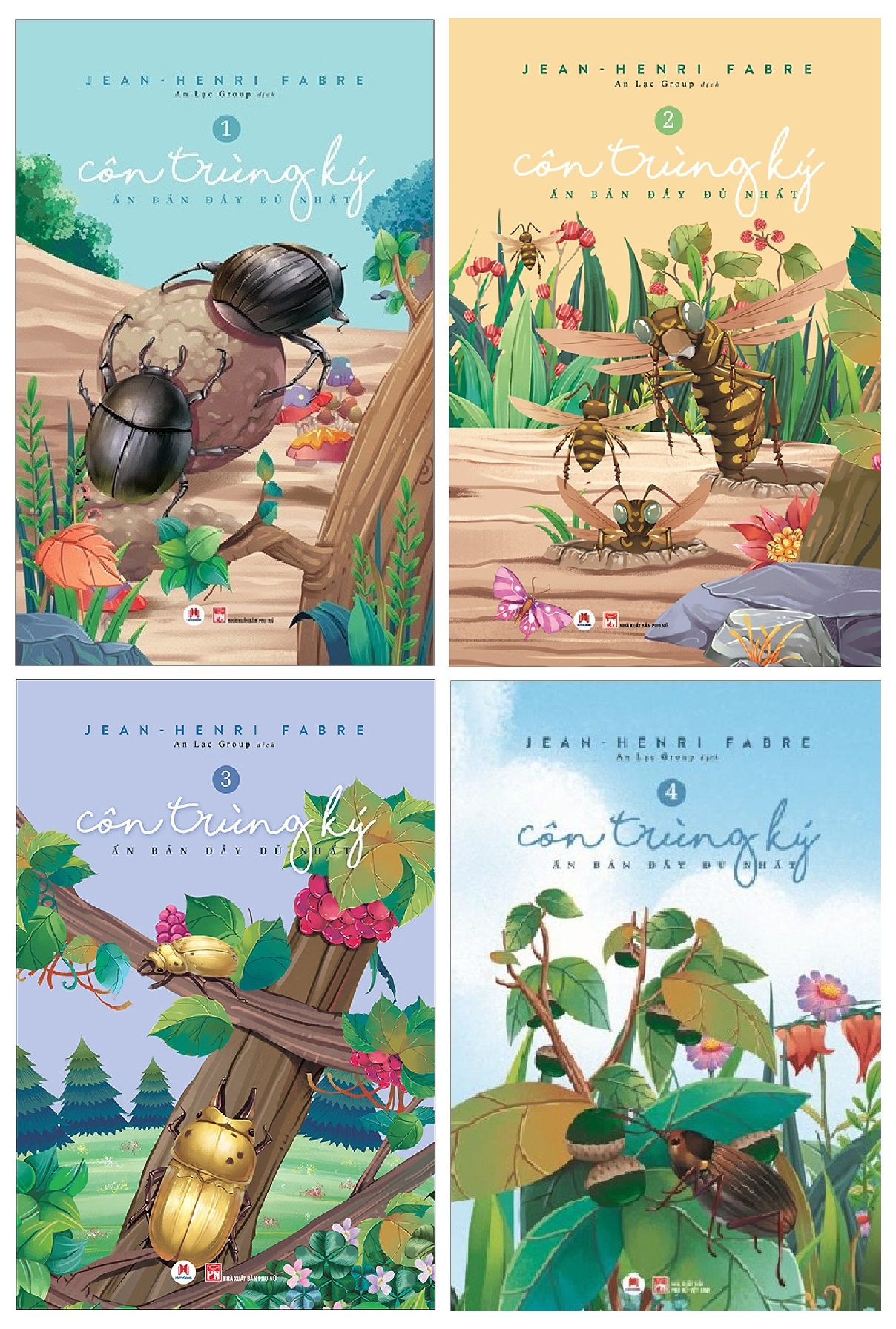 Combo Côn trùng ký tập 1-2-3-4 (Ấn bản đầy đủ)