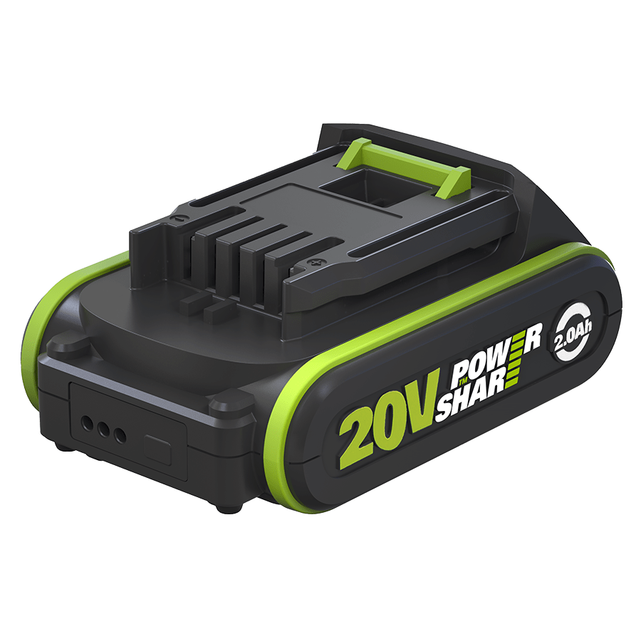 Pin li-ion với điện áp 20v 2.0ah wa3593 - worx green