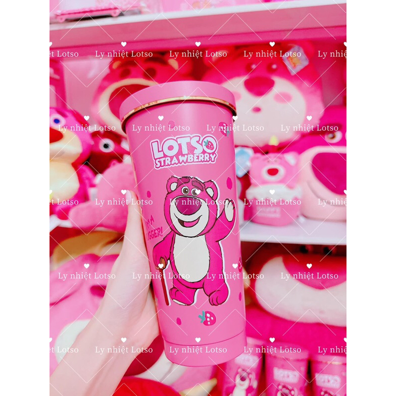 Ly giữ nhiệt lotso 🍓🍓🍓🍓750ml