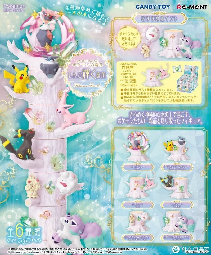 Đồ chơi mô hình Pokemon Re-ment Forest 6 - Funnyland