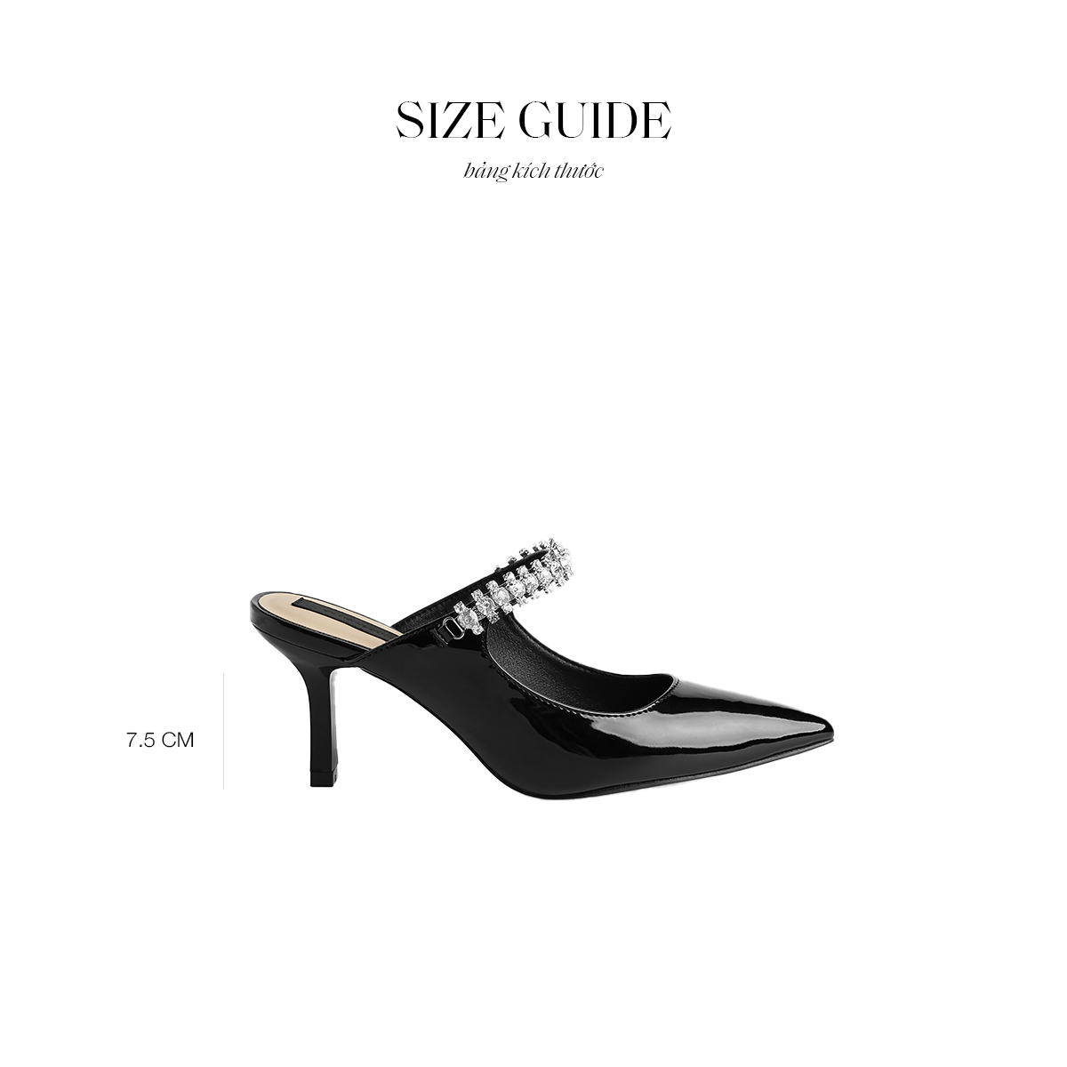 Giày cao gót Floralpunk Diana Pointy Heels 5cm